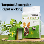 Dono Disposable Pee Pads for Potty Training, Super Absorption & Leak-Proof, Soccer Field Design