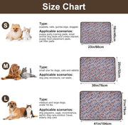 Dono 1 Pack 3 Pet Blankets, Soft Fluffy Fleece Warm Sleep Mat, Paw Print Style, S/M