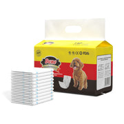 Dono disposable male dog wrap diaper XS size 14-count 6–13in 15–33cm, yellow product packaging featuring a Toy Poodle with FDA and CE certifications, stacked diapers displayed on white background showing back of packaging with usage instructions