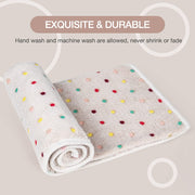 Dono Soft Fluffy Fleece Pet Blanket, Warm Sleep Mat with Paw Print Design, S/M/L/XL/XXL, 1 pack of 3
