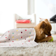 Dono Soft Fluffy Fleece Pet Blanket, Warm Sleep Mat with Paw Print Design, S/M/L/XL/XXL, 1 pack of 3