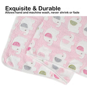 Dono Soft Fluffy Fleece Pet Blanket, Warm Sleep Mat with Paw Print Design, S/M/L/XL/XXL, 1 pack of 3