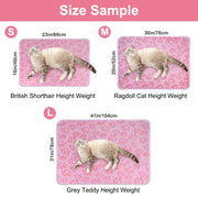 Dono Soft Fluffy Fleece Pet Blanket, Warm Sleep Mat with Paw Print Design, S/M/L/XL/XXL, 1 pack of 3