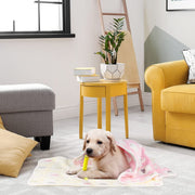 Dono Soft Fluffy Fleece Pet Blanket, Warm Sleep Mat with Paw Print Design, S/M/L/XL/XXL, 1 pack of 3