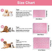 Dono Soft Fluffy Fleece Pet Blanket, Warm Sleep Mat with Paw Print Design, S/M/L/XL/XXL, 1 pack of 3